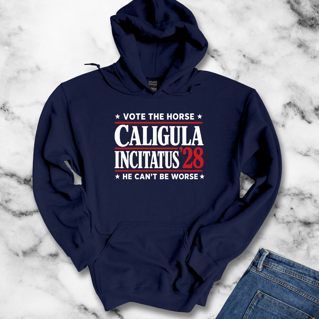 Caligula Incitatus Vote the Horse Hoodie