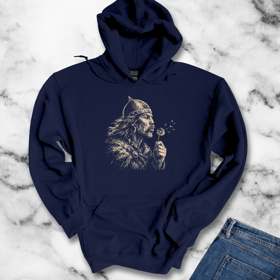 Attila the Hun Blowing a Dandelion Hoodie