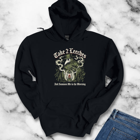 Plague Doctor Take 2 Leeches Hoodie