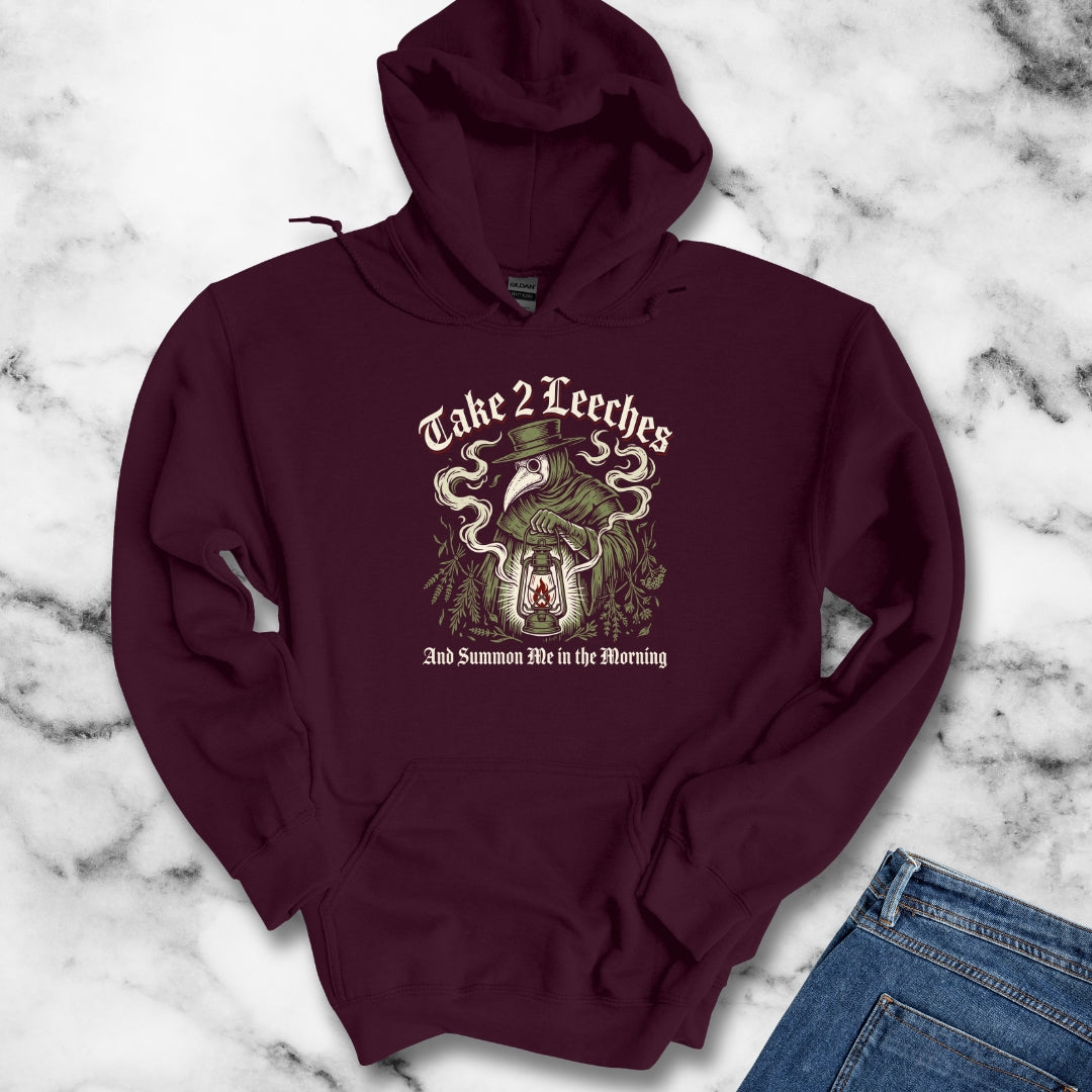 Plague Doctor Take 2 Leeches Hoodie