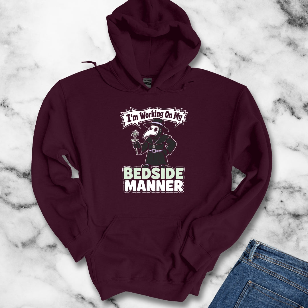 Plague Doctor Working on Bedside Manner Hoodie