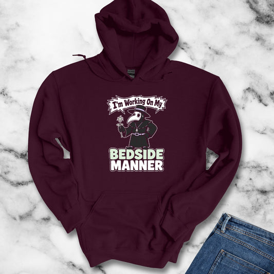 Plague Doctor Working on Bedside Manner Hoodie
