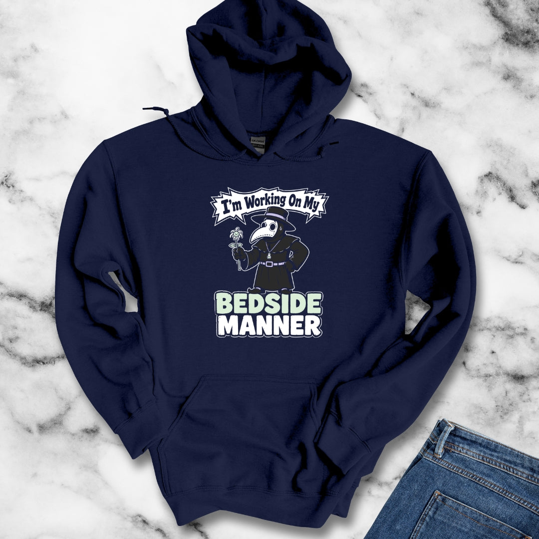 Plague Doctor Working on Bedside Manner Hoodie