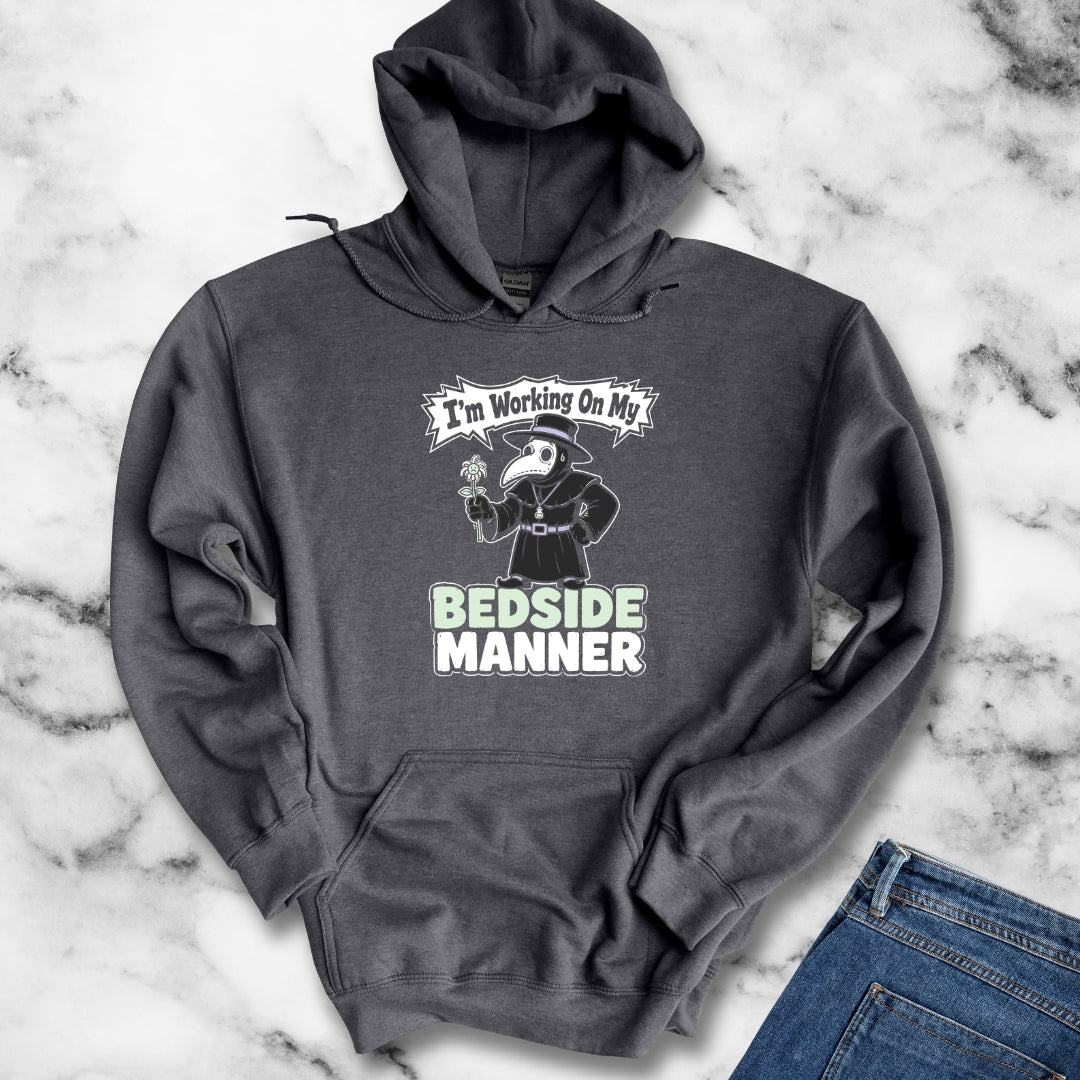 Plague Doctor Working on Bedside Manner Hoodie