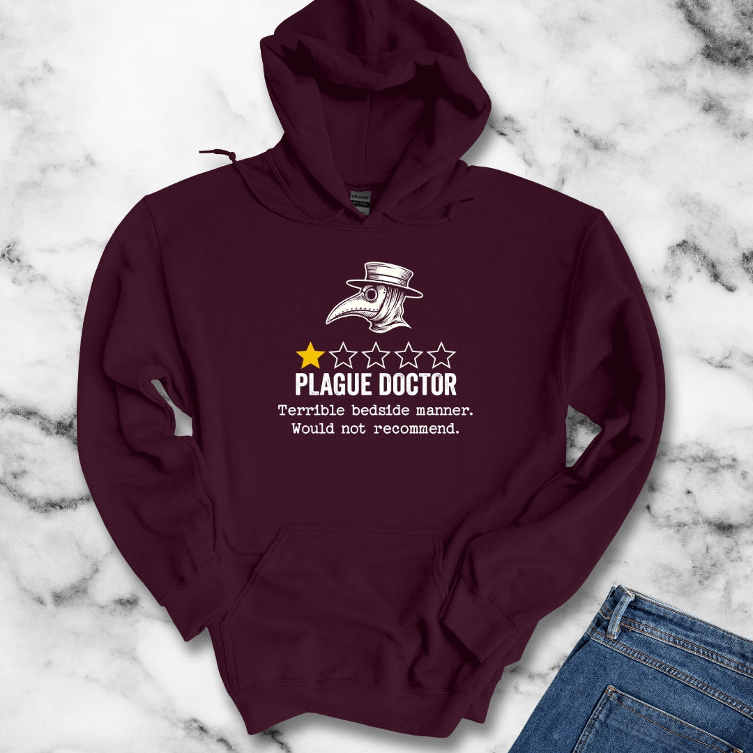 Plague Doctor Bad Review Hoodie