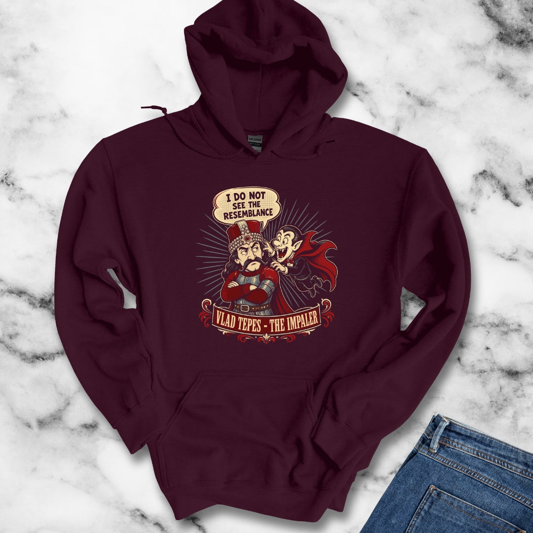 Vlad the Impaler Dracula No Resemblance Hoodie