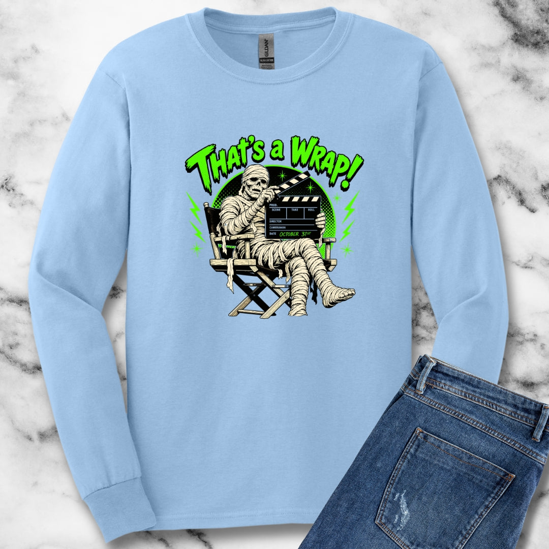Mummie Director That's a Wrap Unisex Long Sleeve Tee