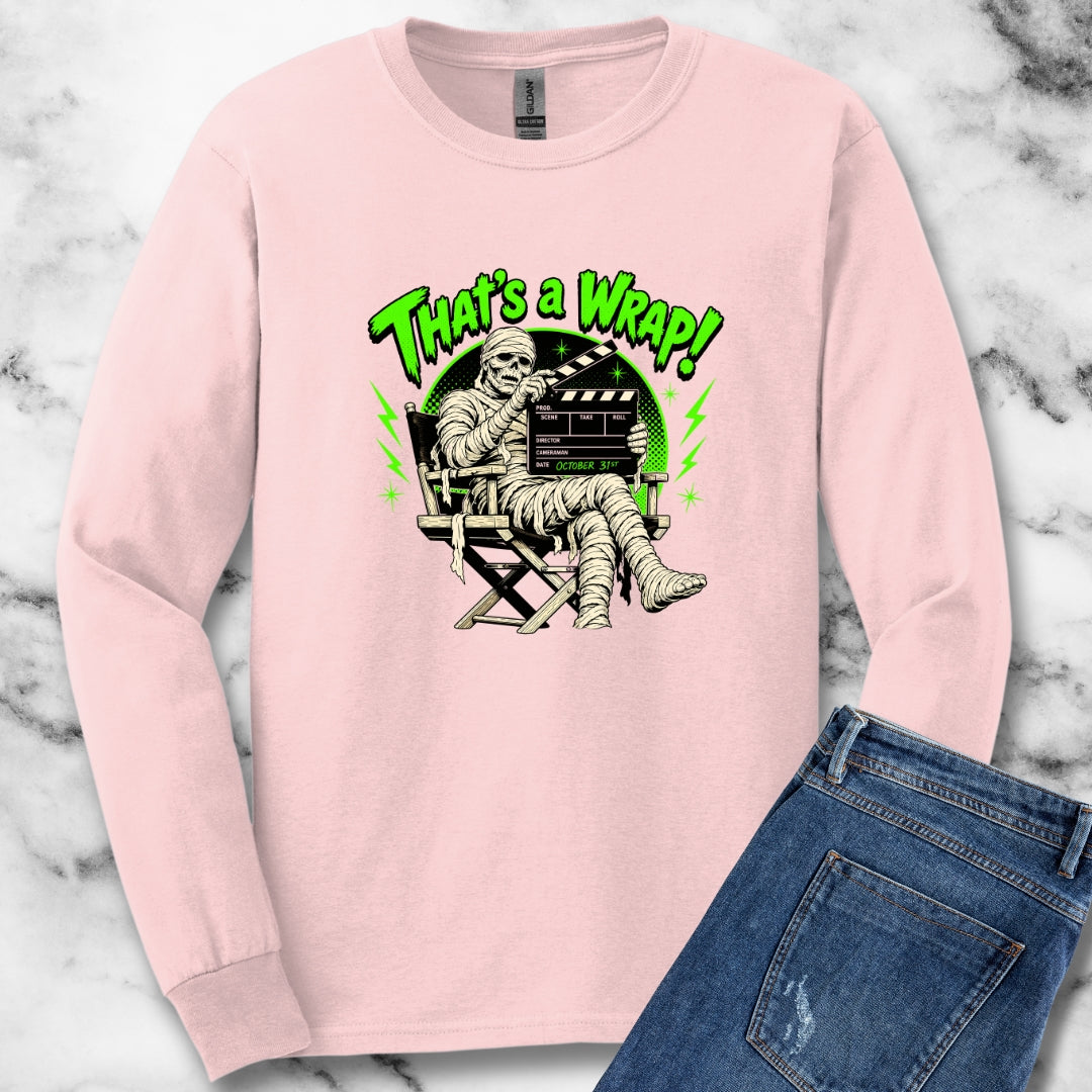 Mummie Director That's a Wrap Unisex Long Sleeve Tee