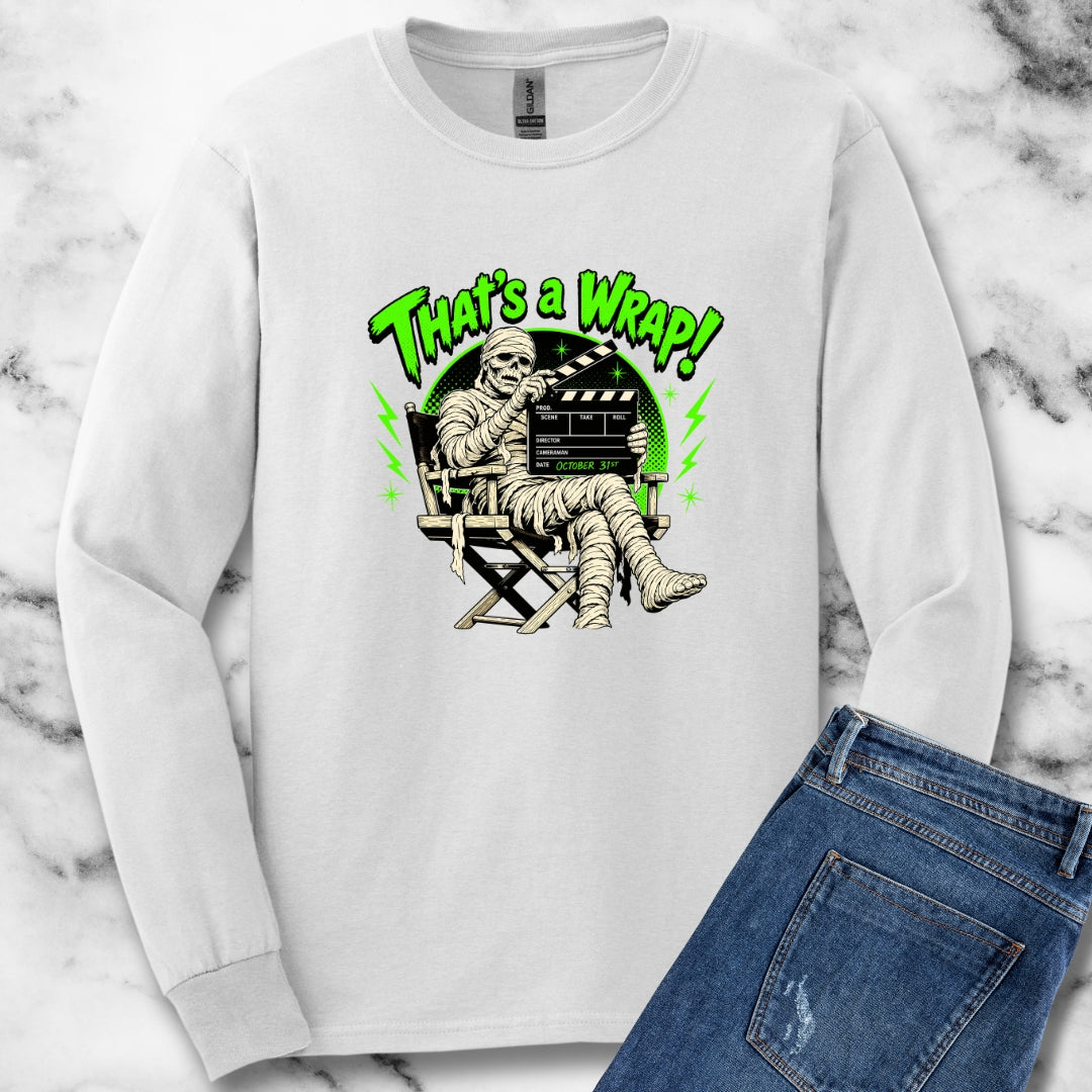 Mummie Director That's a Wrap Unisex Long Sleeve Tee