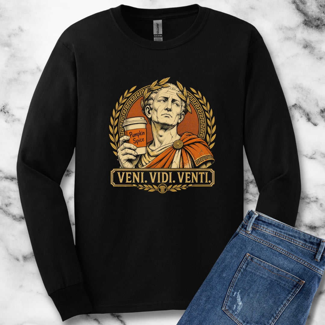 Caesar Venti Pumpkin Spice Unisex Long Sleeve Tee