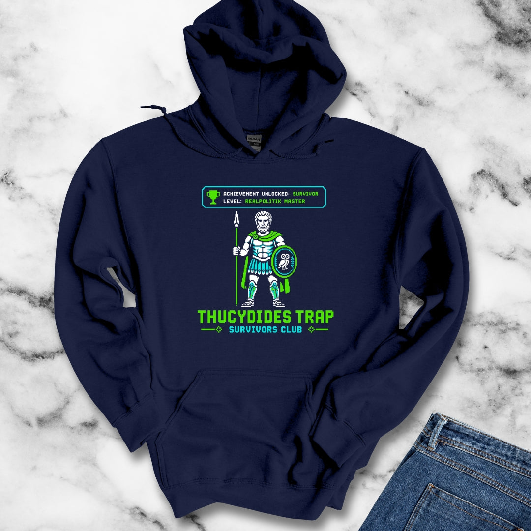 8 Bit Thucydides Trap Survivors Club Hoodie