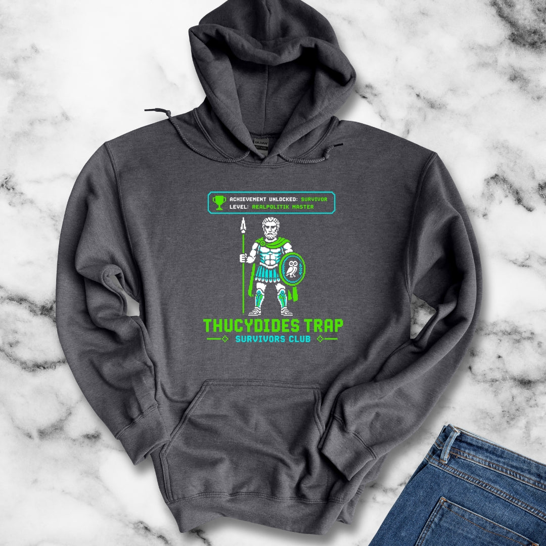 8 Bit Thucydides Trap Survivors Club Hoodie