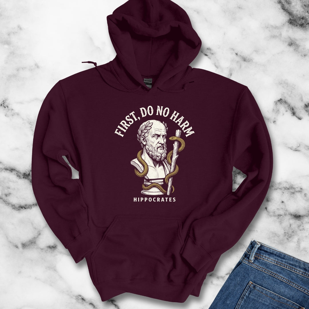 Hippocrates First Do No Harm Hoodie