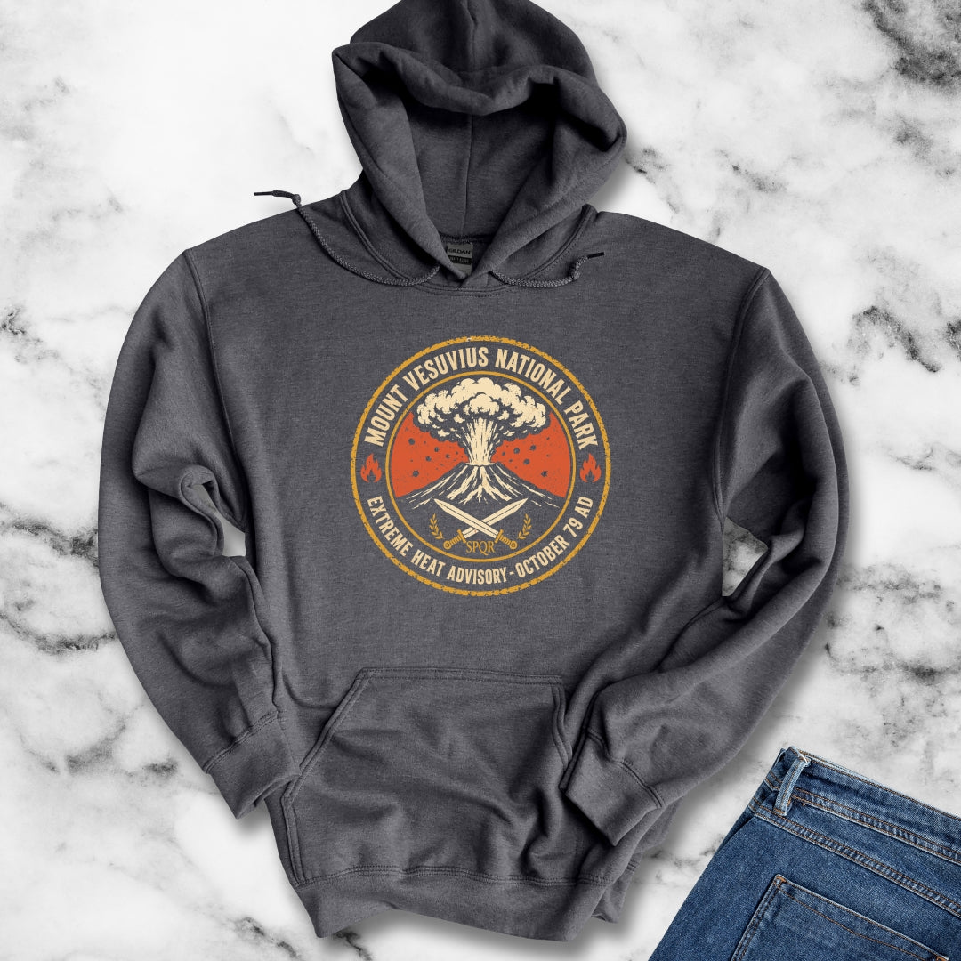 Mt Vesuvius Pompeii Heat Advisory Hoodie
