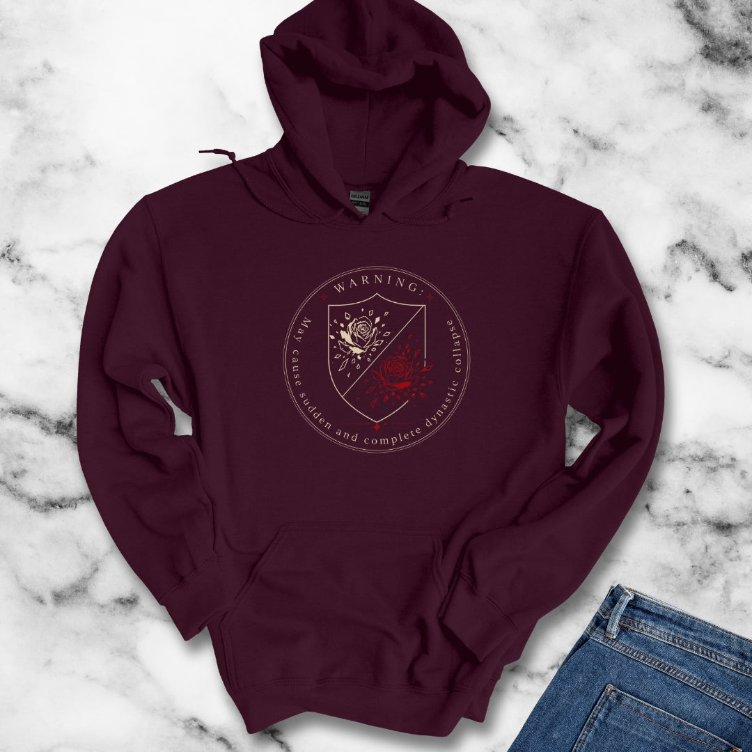 War of the Roses Warning Hoodie
