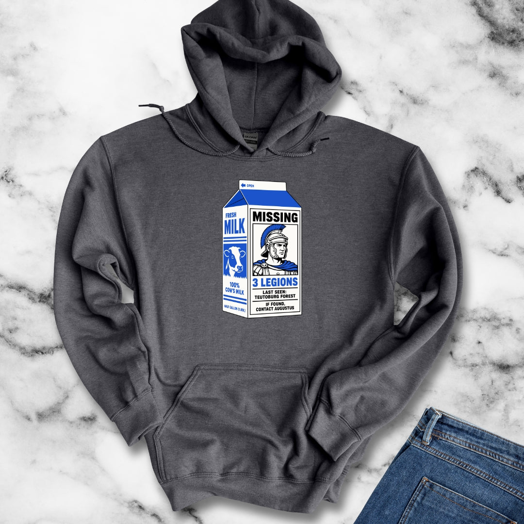 Milk Carton Teutoburg Forest Roman Legions Missing Hoodie