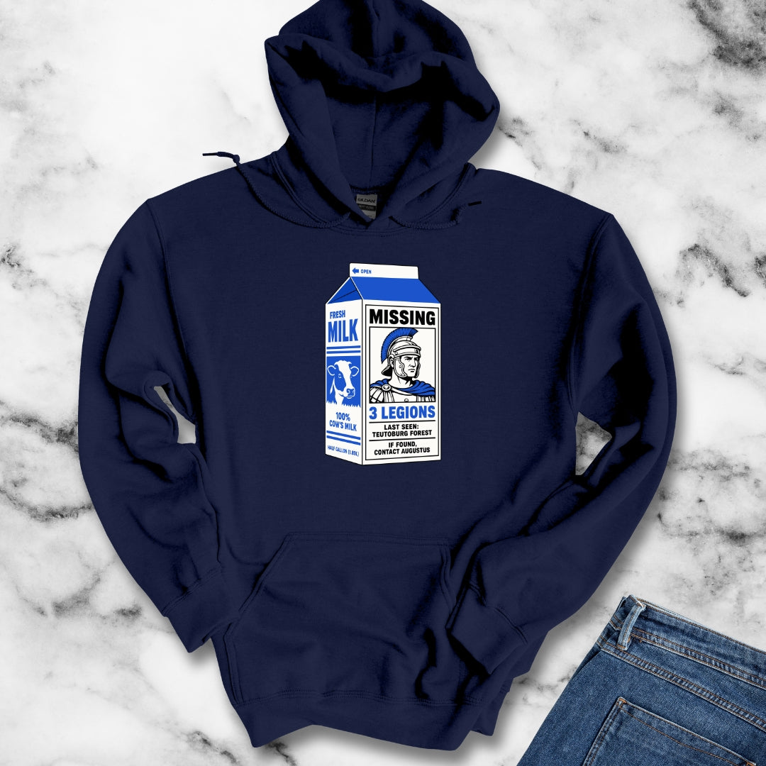 Milk Carton Teutoburg Forest Roman Legions Missing Hoodie