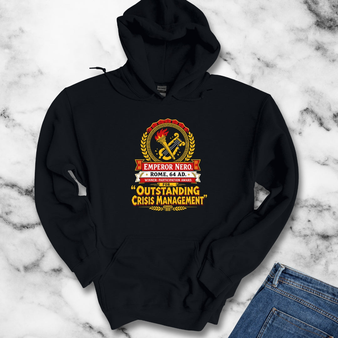 Emperor Nero Certificate for Crisis Management Hoodie