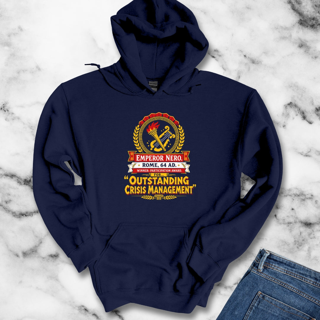 Emperor Nero Certificate for Crisis Management Hoodie