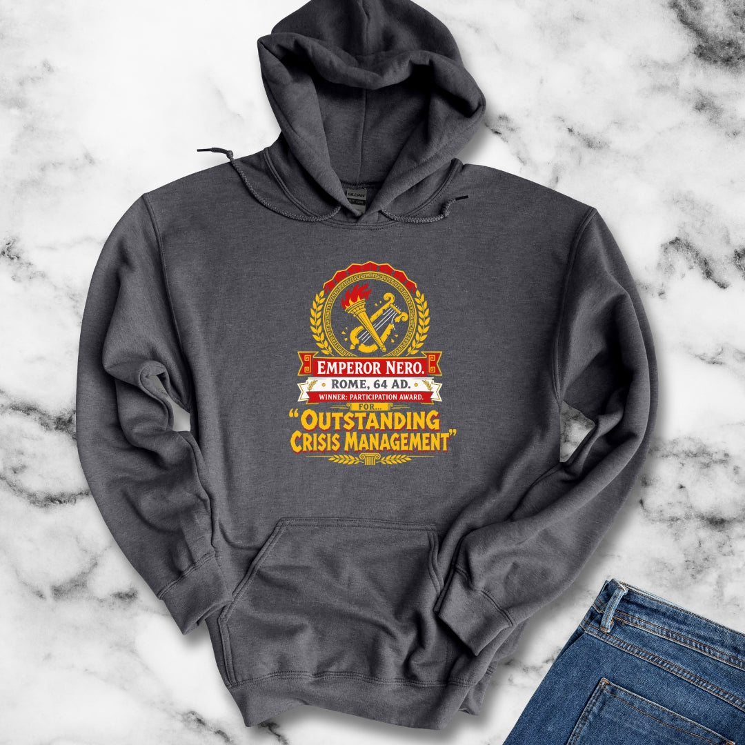 Emperor Nero Certificate for Crisis Management Hoodie