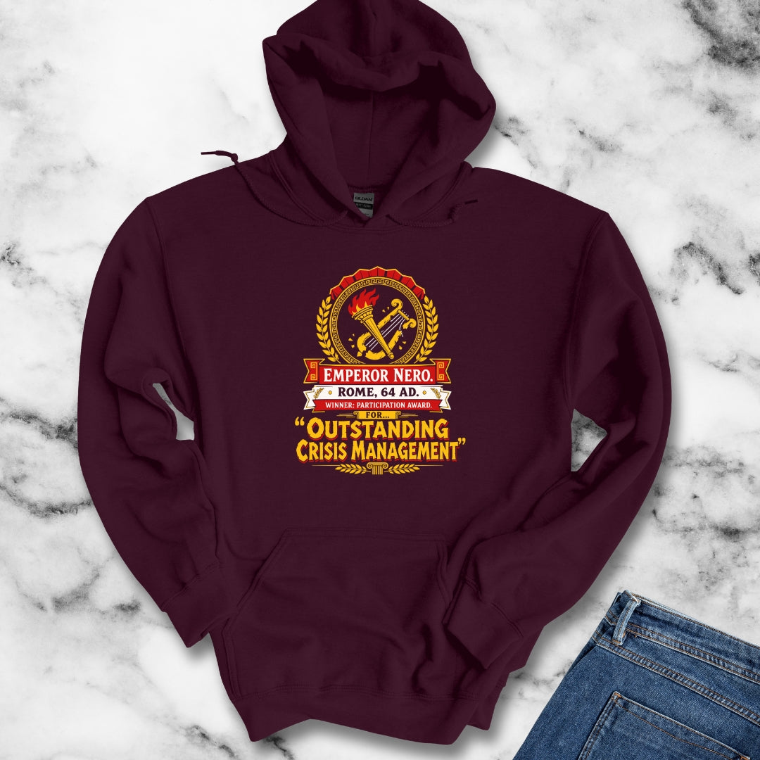 Emperor Nero Certificate for Crisis Management Hoodie