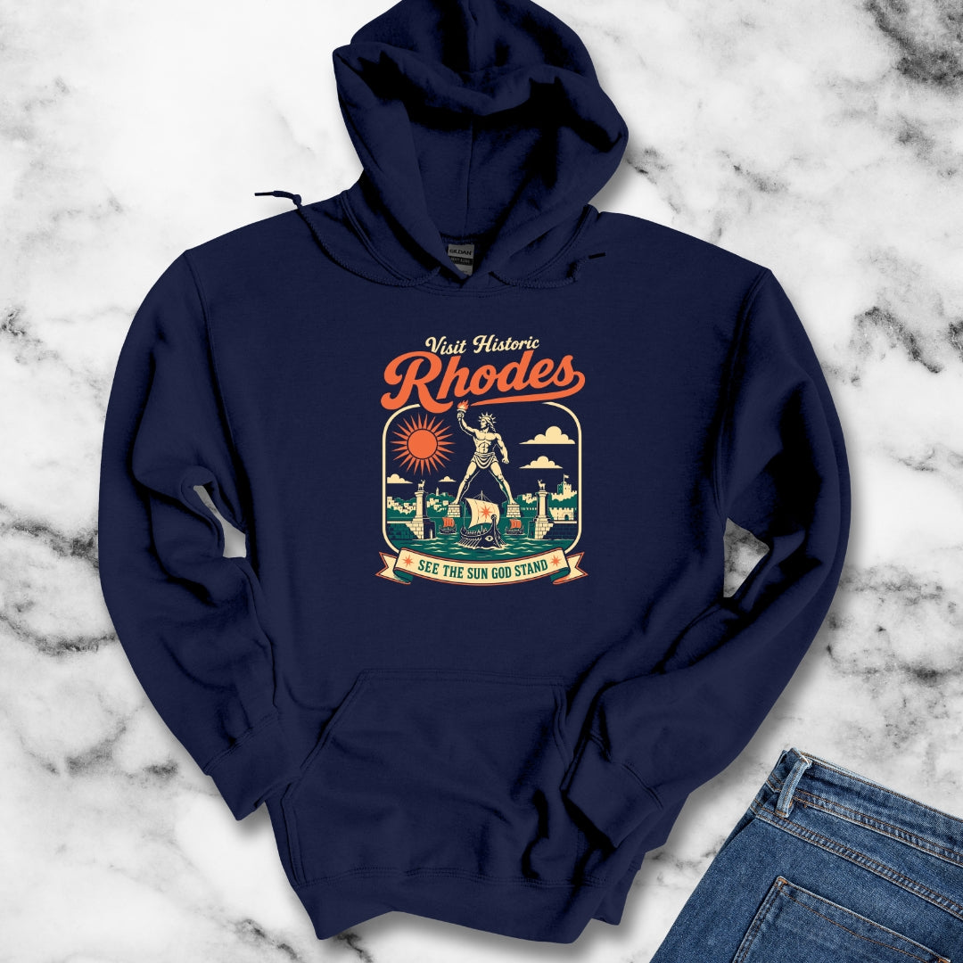 Colossus of Rhodes Visit Rhodes Hoodie
