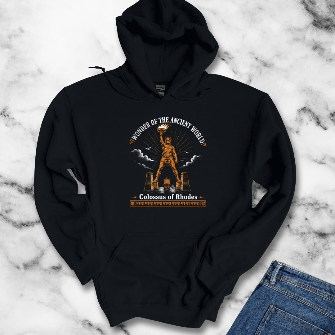 Colossus of Rhodes Wonder of Ancient World Hoodie