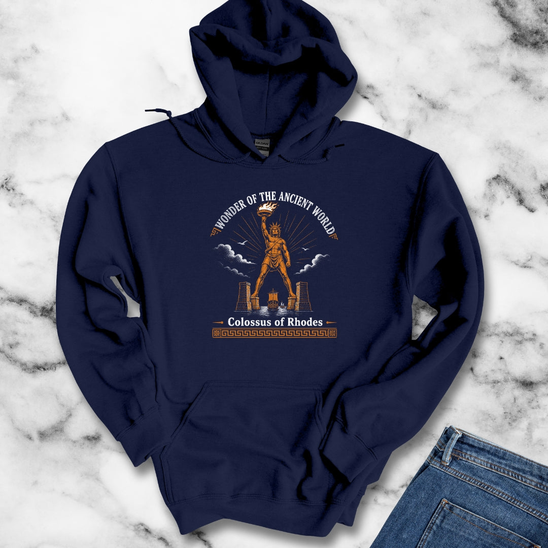 Colossus of Rhodes Wonder of Ancient World Hoodie