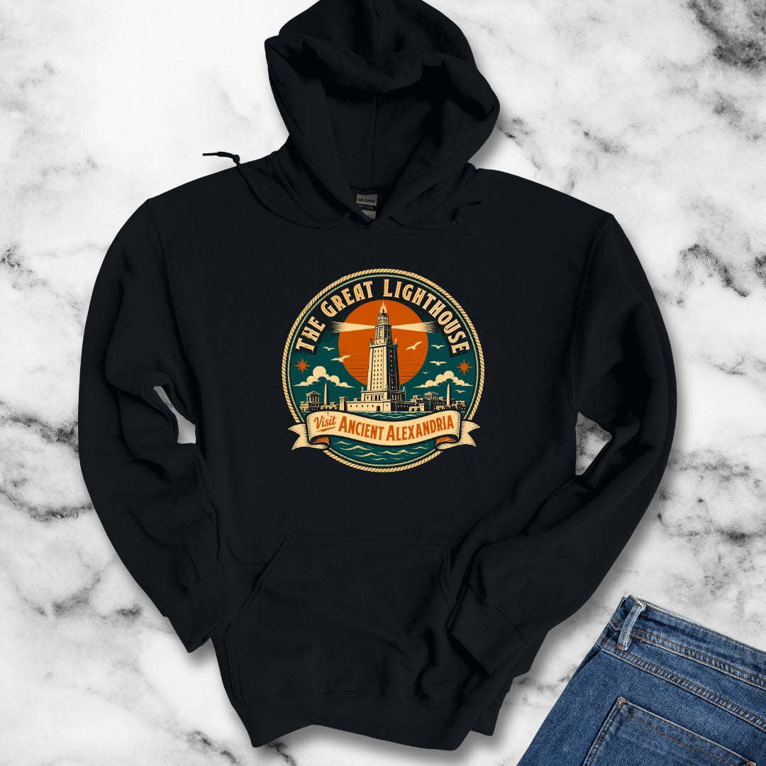 The Great Lighthouse of Alexandria Hoodie
