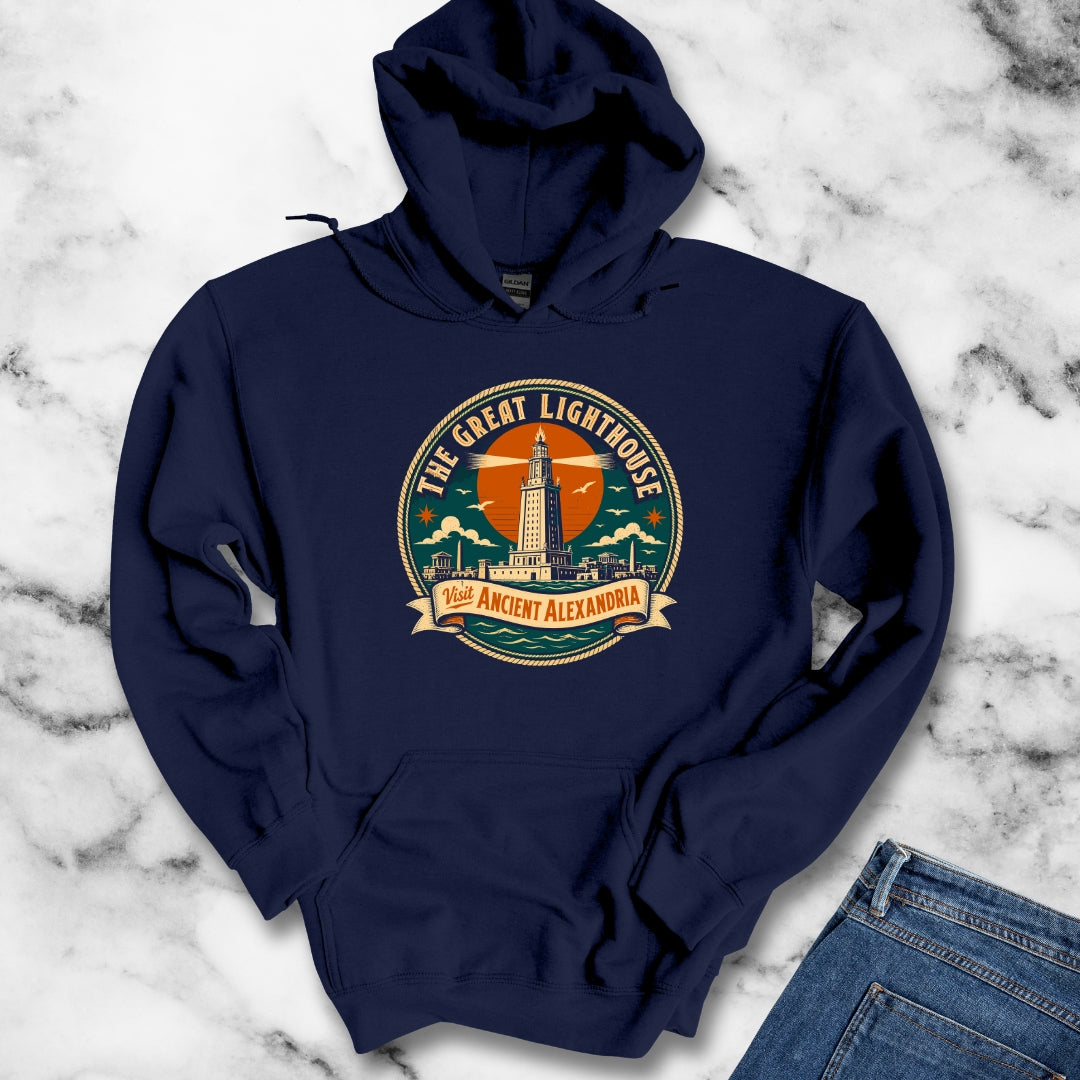 The Great Lighthouse of Alexandria Hoodie