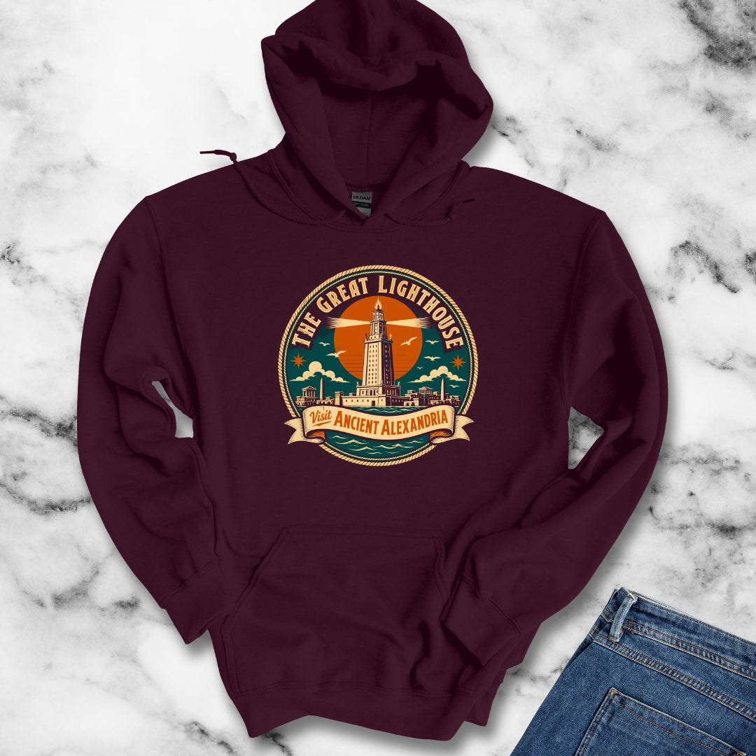 The Great Lighthouse of Alexandria Hoodie
