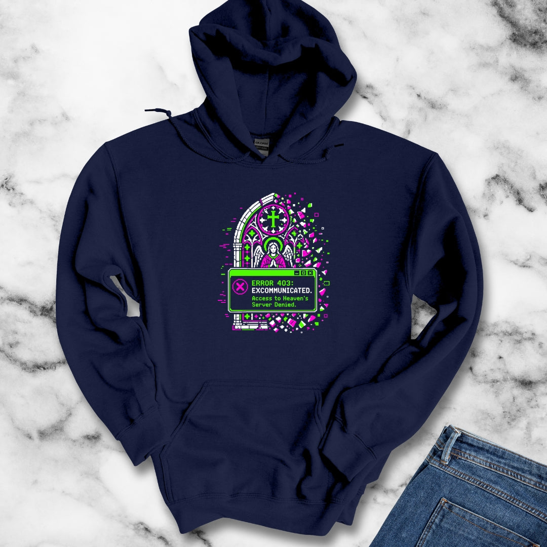 Excommunication 8 Bit Error Hoodie