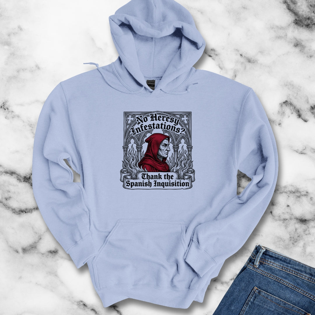 No Heresy Infestations Spanish Inquisition Hoodie