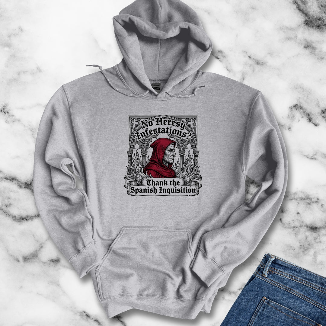 No Heresy Infestations Spanish Inquisition Hoodie