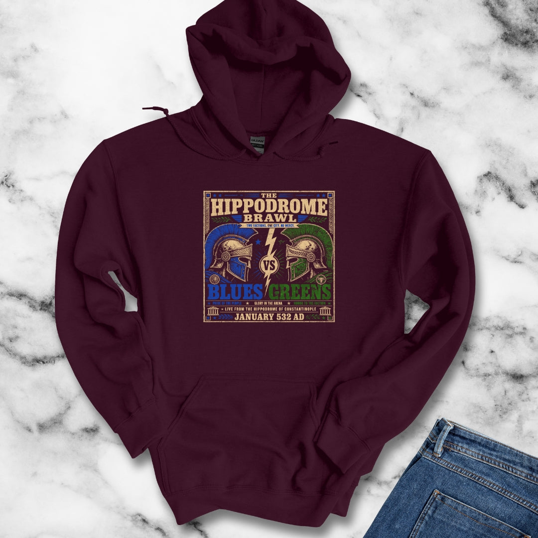 Nika Riots Blues vs Greens Hoodie