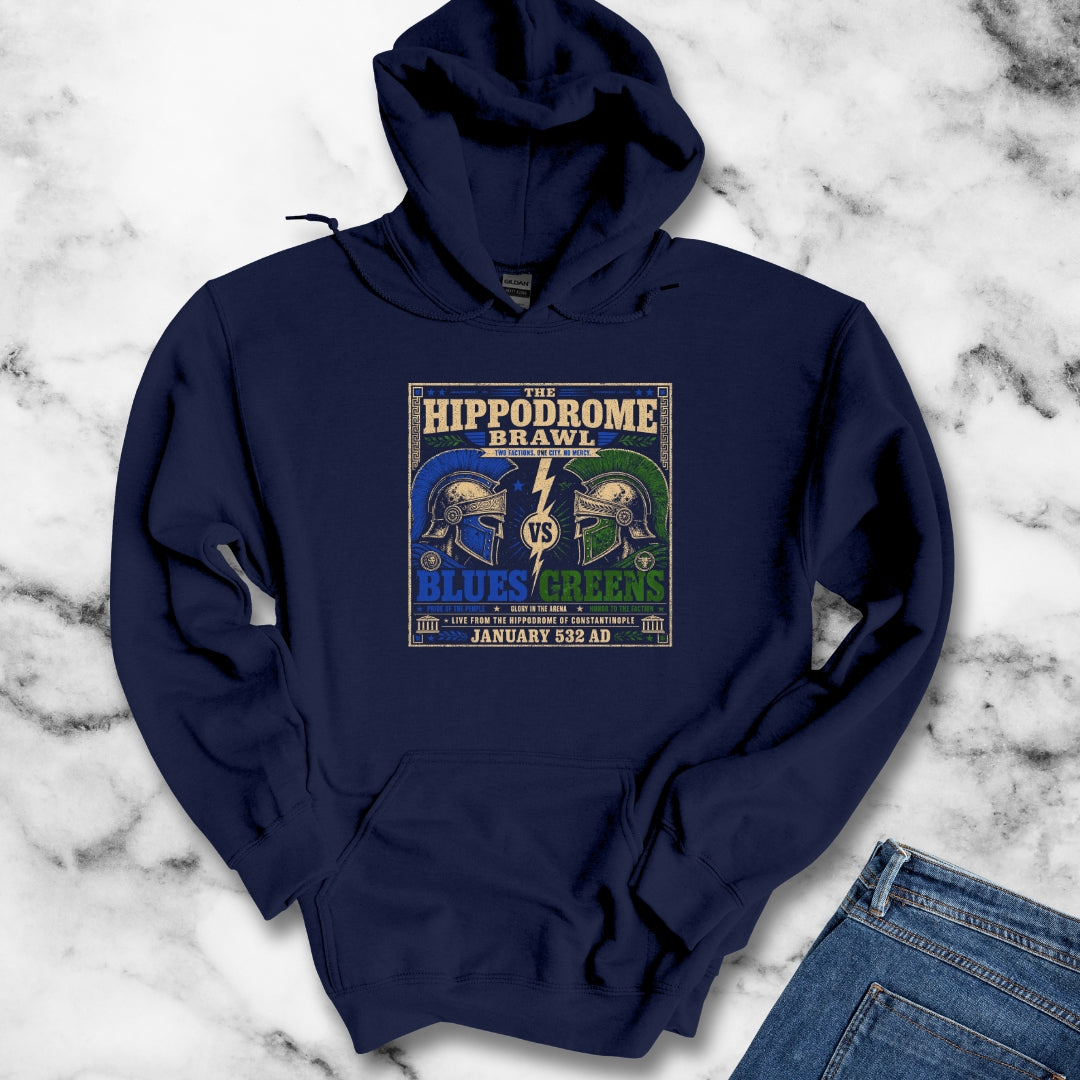 Nika Riots Blues vs Greens Hoodie