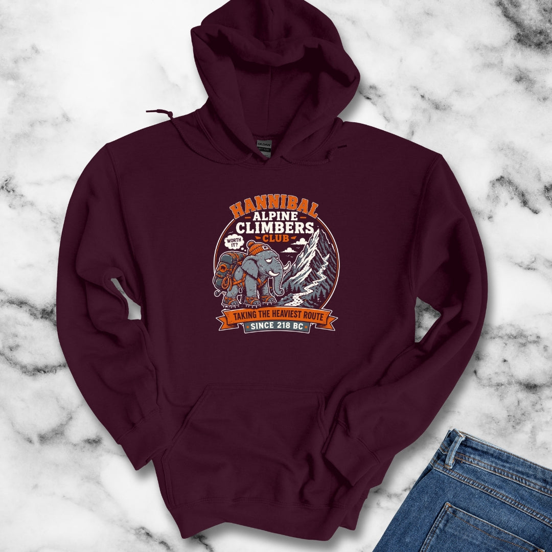 Hannibal Alpine Climbers Club Heaviest Route Hoodie