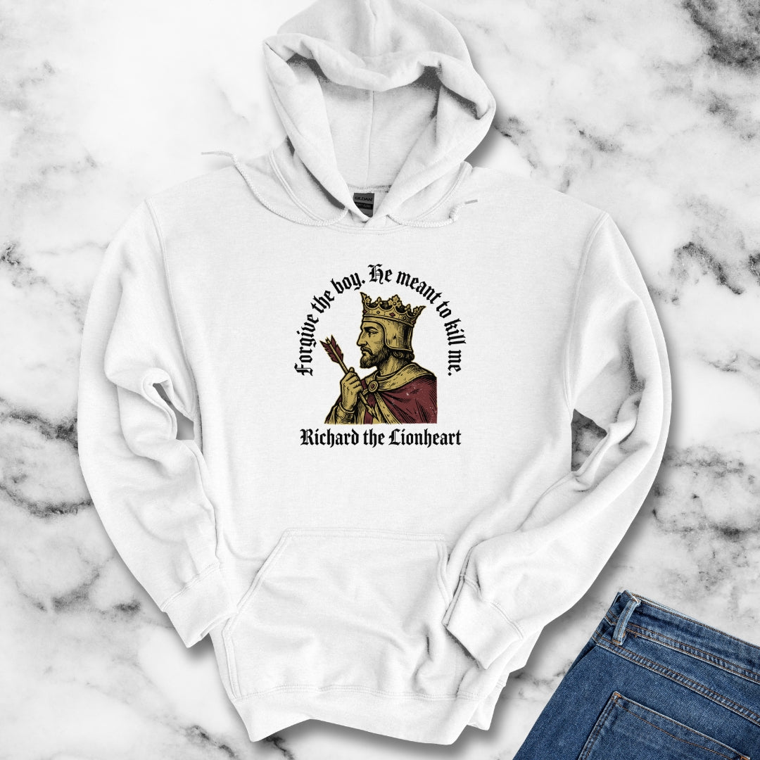 Forgive the Boy Richard the Lionheart Hoodie