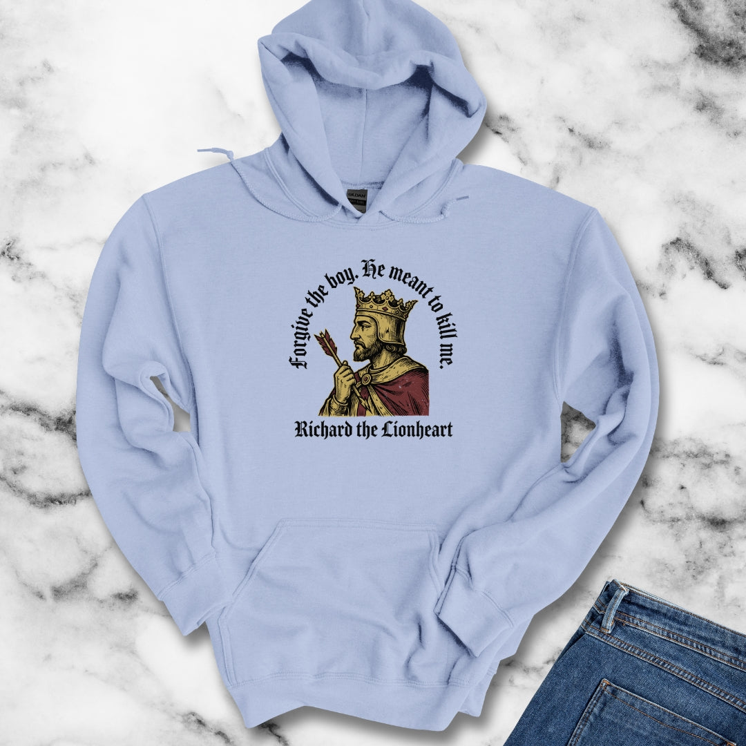 Forgive the Boy Richard the Lionheart Hoodie