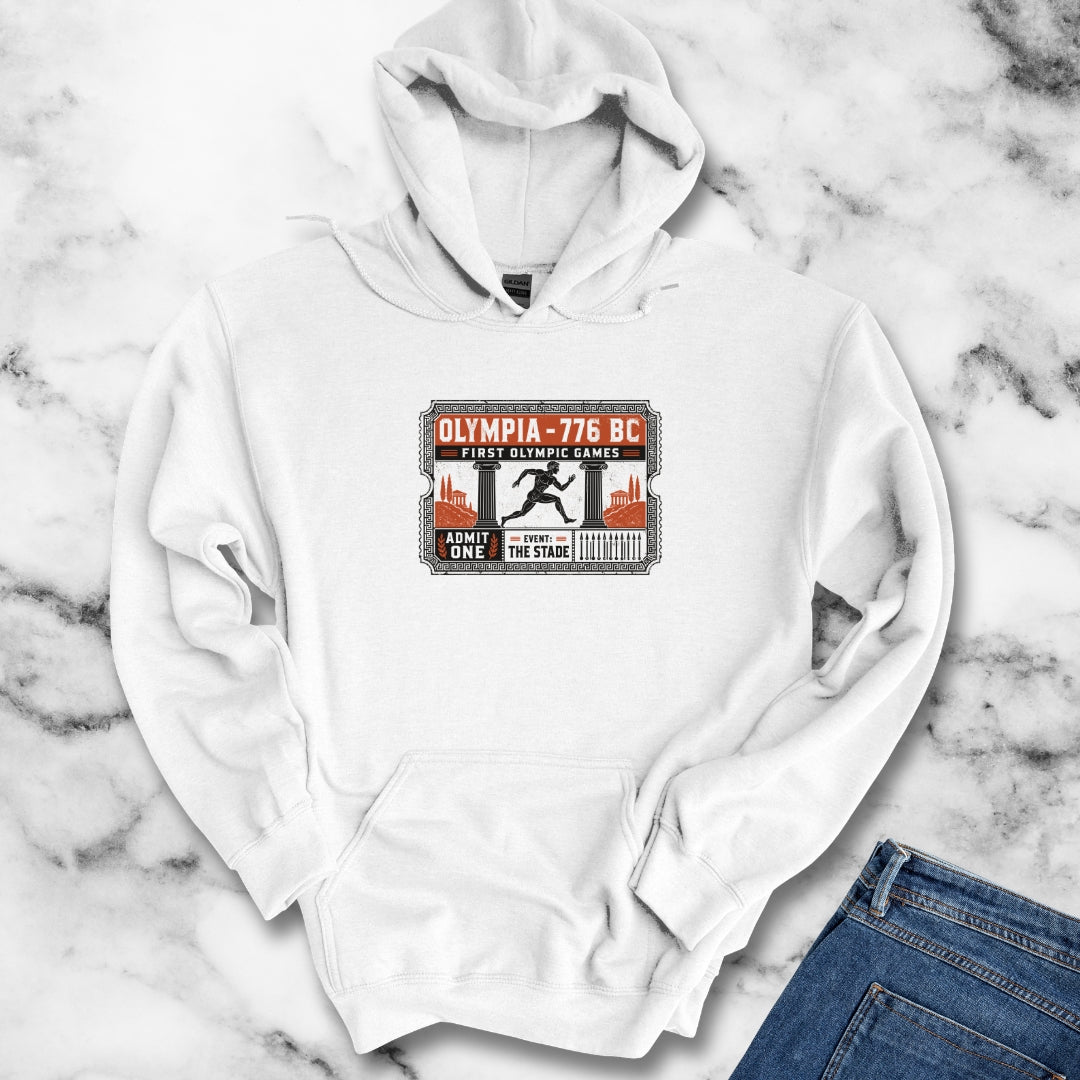 First Greek Olympics Ticket Hoodie