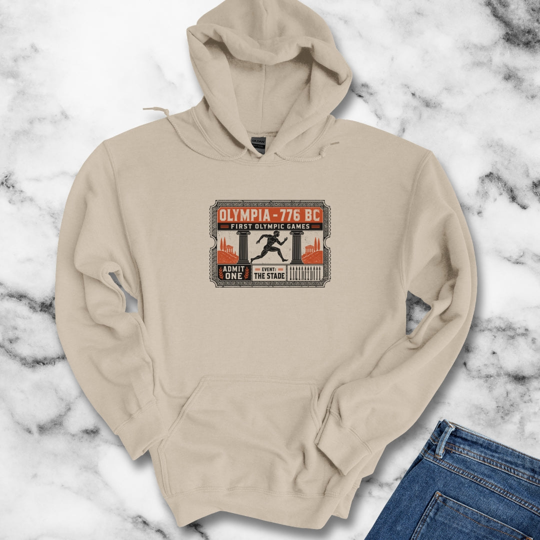 First Greek Olympics Ticket Hoodie