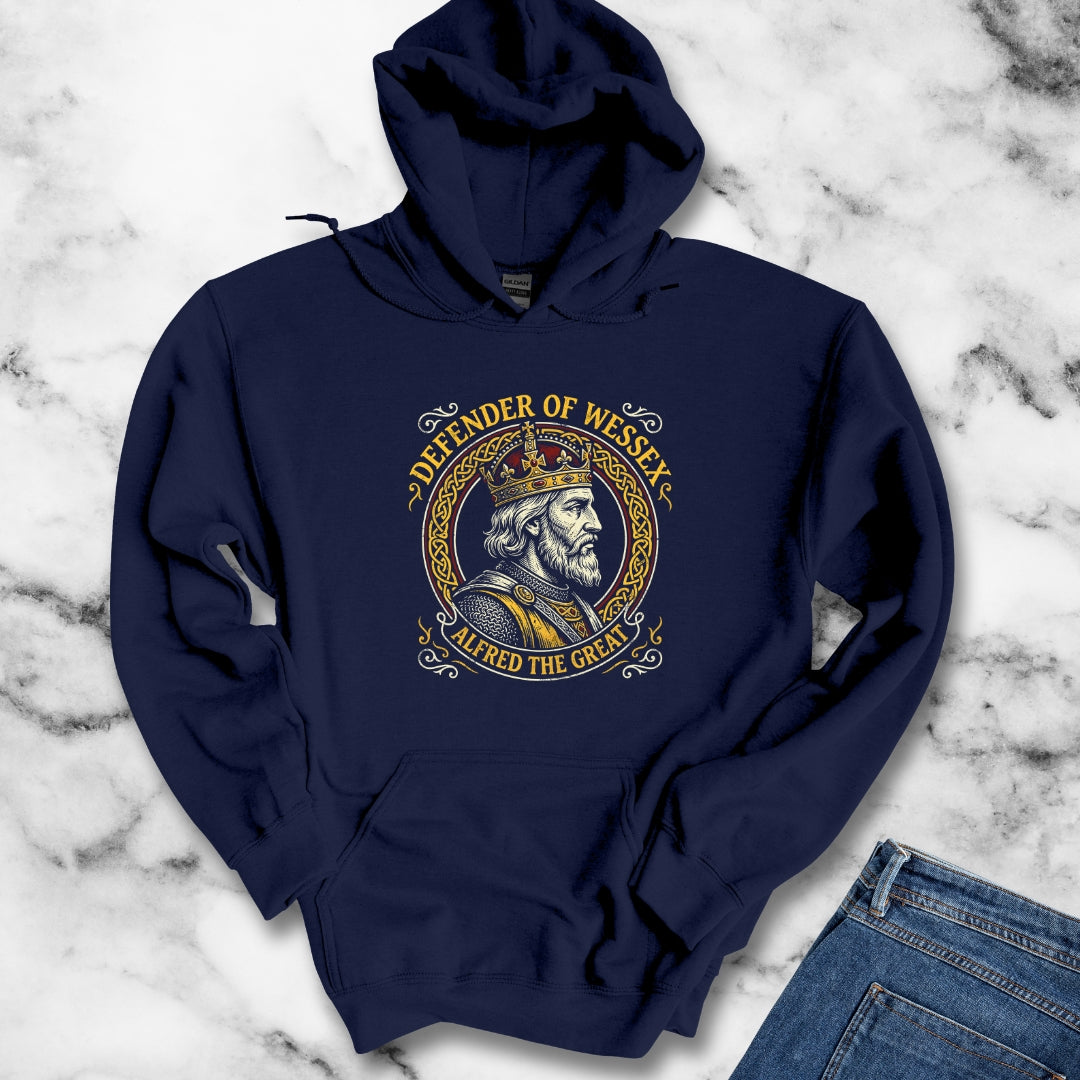 Alfred the Great Defender of Wessex Hoodie
