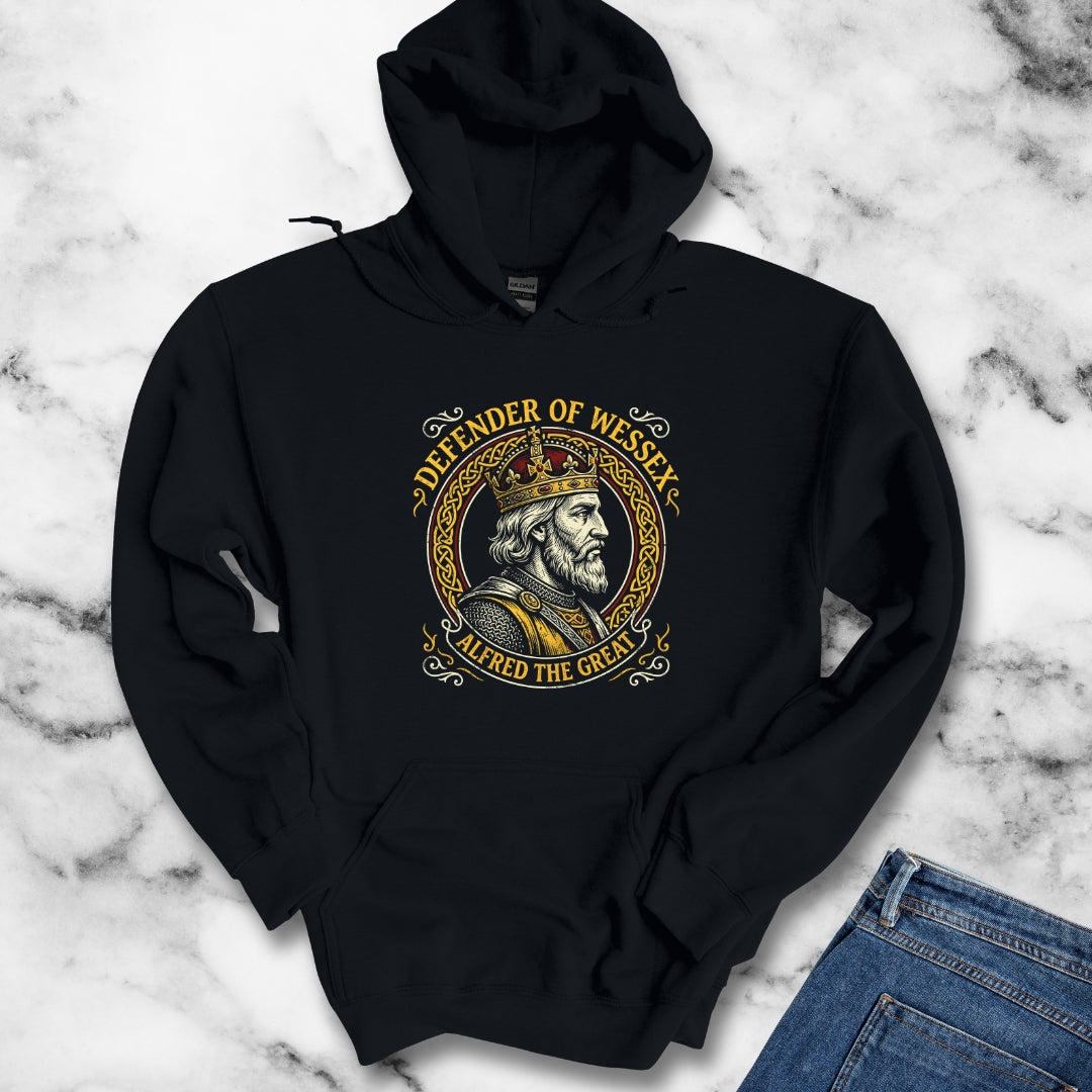Alfred the Great Defender of Wessex Hoodie