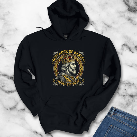 Alfred the Great Defender of Wessex Hoodie
