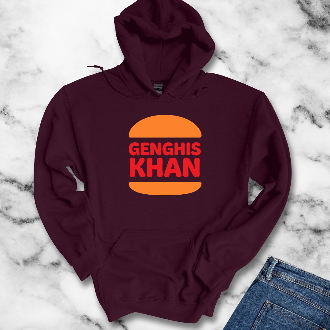 Genghis Khan Burger Logo Hoodie