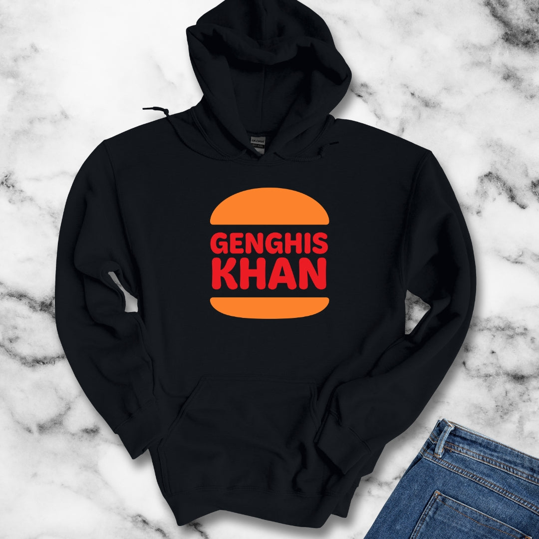 Genghis Khan Burger Logo Hoodie