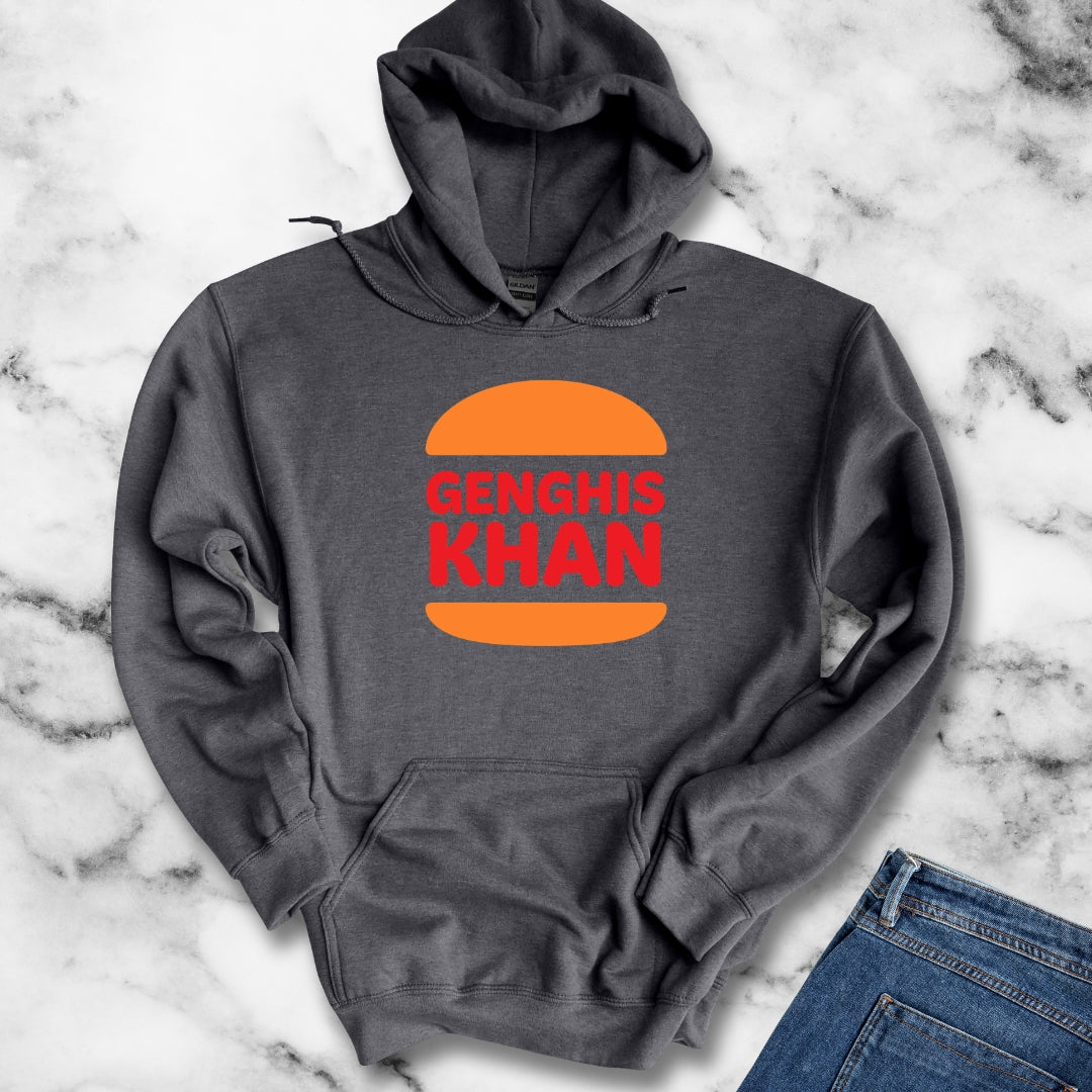 Genghis Khan Burger Logo Hoodie