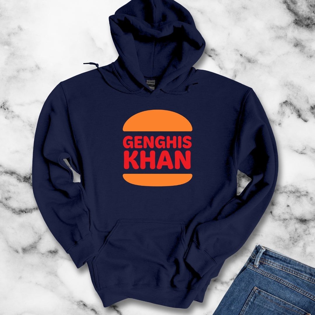 Genghis Khan Burger Logo Hoodie