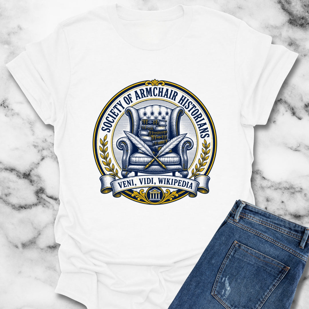 Society of Armchair Historians T-Shirt