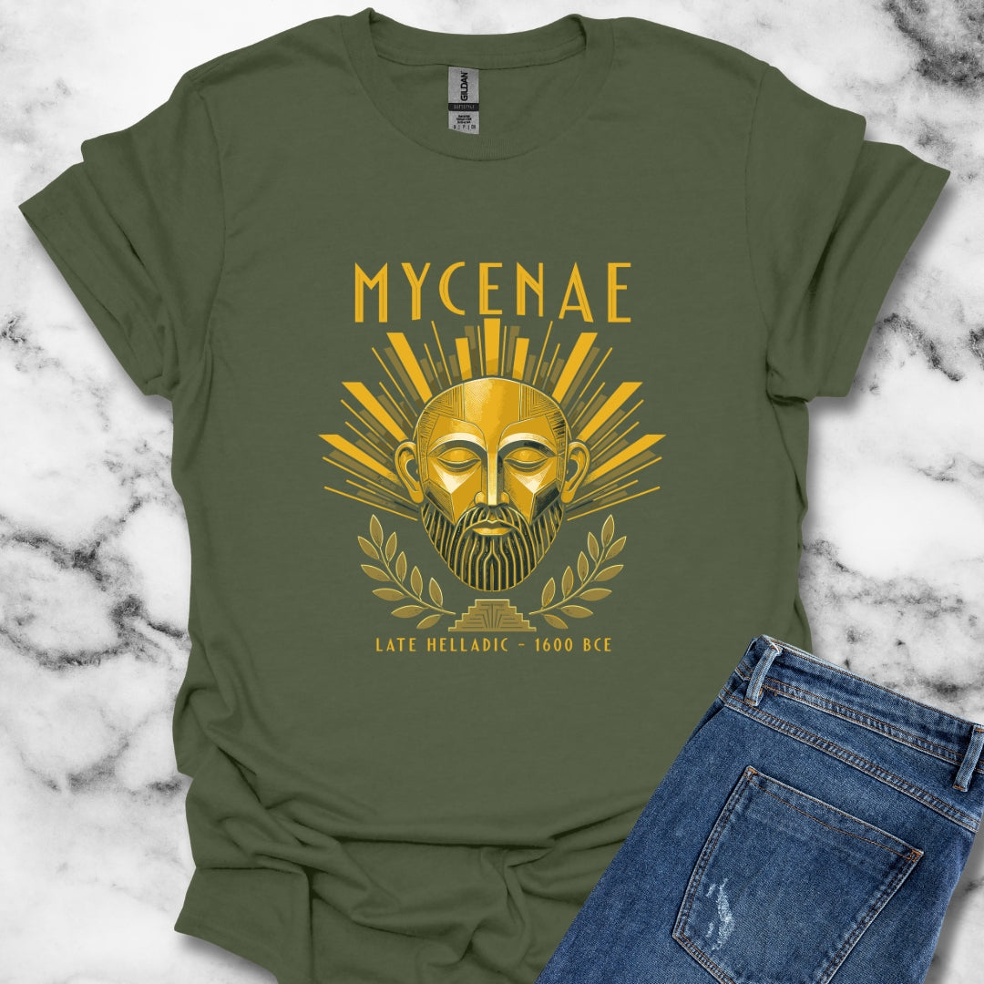 Mask of Agamemnon Mycenae T-Shirt